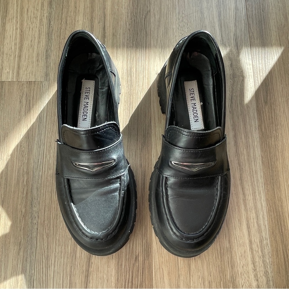 Steve Madden Lugsole Lawrence Loafers - Picture 5 of 10